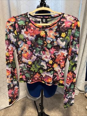 Universal Monsters x Care Bears mesh top. NWT - runs small
